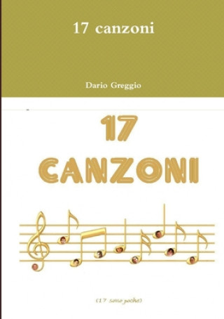 Könyv 17 canzoni DARIO GREGGIO