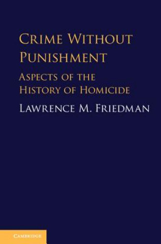Kniha Crime without Punishment Friedman