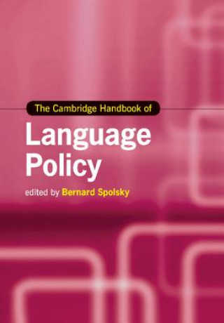 Książka Cambridge Handbook of Language Policy Bernard Spolsky