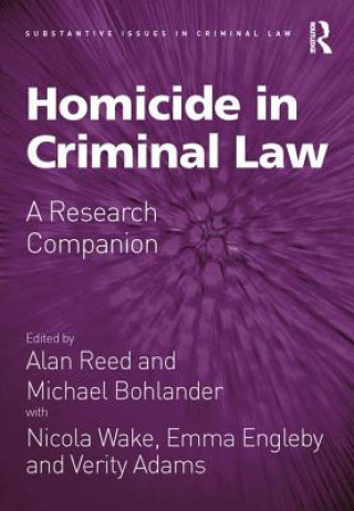 Kniha Homicide in Criminal Law 