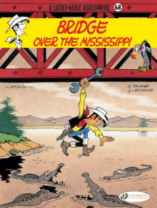 Carte Lucky Luke 68 - Bridge over the Mississippi Jean Leturgie