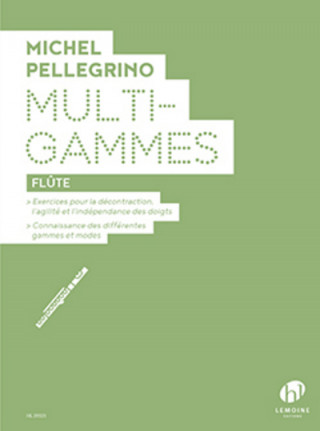 Livro MULTIGAMMES FLUTE MICHEL PELLEGRINO