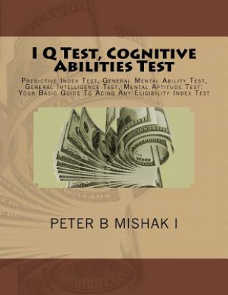 Książka I Q Test, Cognitive Abilities Test: Predictive Index Test, General Mental Ability Test, General Intelligence Test, Mental Aptitude Test: Your Basic Gu Peter B Mishak I