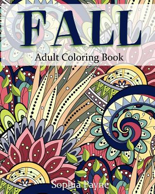 Book Fall Adult Coloring Book Sophia Payne