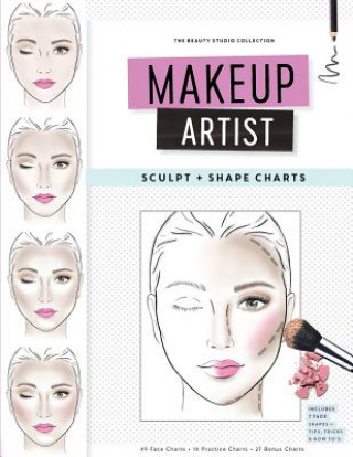 Книга Makeup Artist Sculpt and Shape Charts Gina M Reyna