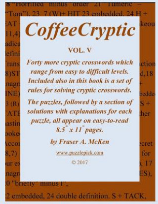 Kniha CoffeeCryptic Vol. V Fraser a McKen