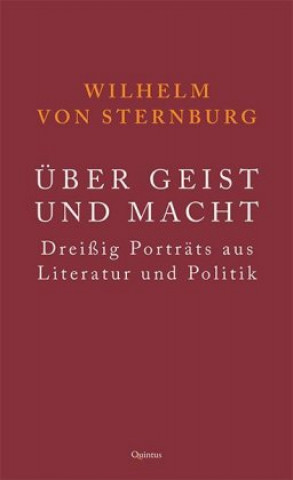 Carte Über Geist und Macht Wilhelm von Sternburg