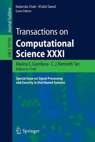 Książka Transactions on Computational Science XXXI Marina L. Gavrilova