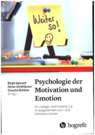 Kniha Psychologie der Motivation und Emotion Birgit Spinath