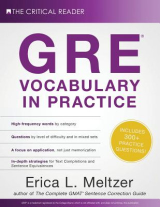 Kniha GRE Vocabulary in Practice Erica L Meltzer