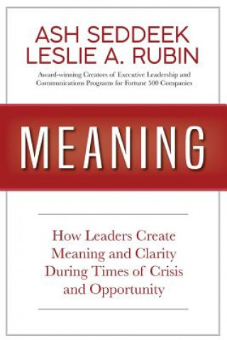 Book Meaning: How Leaders Create Meaning and Clarity During Times of Crisis and Opportunity Ash Seddeek