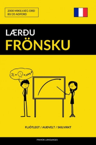 Kniha L?r?u Frönsku - Fljótlegt / Au?velt / Skilvirkt: 2000 Mikilv?g Or? Pinhok Languages