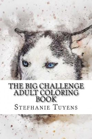 Könyv The BIG Challenge Adult Coloring Book: Husky Stefhanie Tuyens