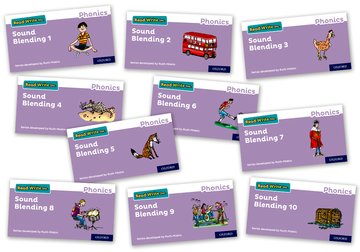 Carte Read Write Inc. Phonics: Sound Blending Books - Mixed Pack of 10 (1 of each) 