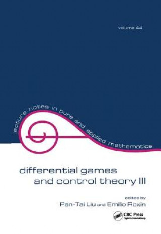 Kniha Differential Games and Control Theory Iii LIU