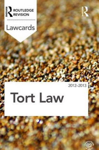 Książka Tort Lawcards 2012-2013 ROUTLEDGE