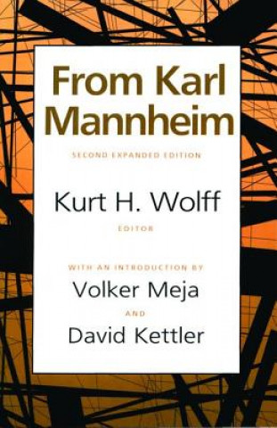 Libro From Karl Mannheim Kurt H. Wolff