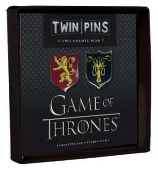 Książka Game of Thrones Twin Pins: Lannister and Greyjoy Sigils 