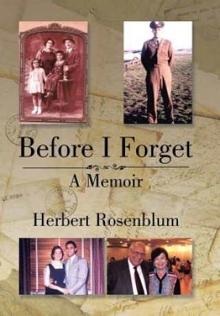 Könyv Before I Forget Herbert Rosenblum