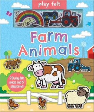 Kniha Play Felt Farm Animals - Activity Book Erin Ranson