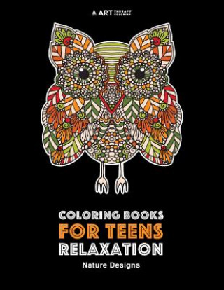 Book Coloring Books For Teens Relaxation Art Therapy Coloring