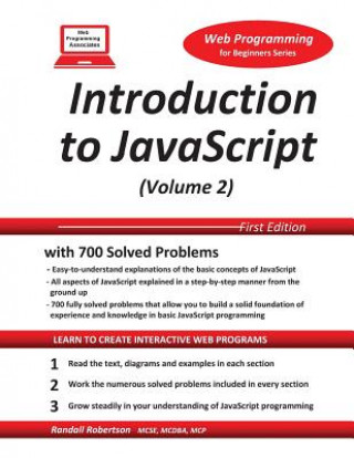 Carte Introduction to JavaScript (Volume 2) Randall S Robertson