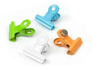 Igra/Igračka Magnetclip MINI-GRAFFA 4er Set verchromt 