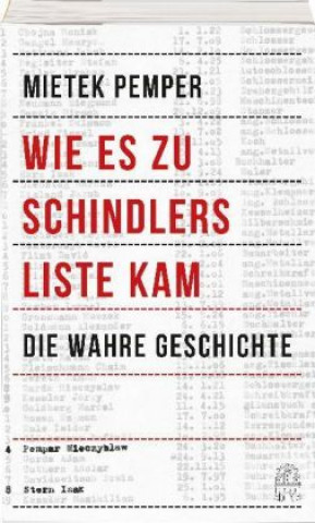 Book Wie es zu Schindlers Liste kam Mietek Pemper