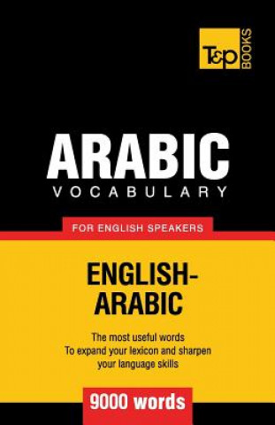 Kniha Arabic vocabulary for English speakers - 9000 words Andrey Taranov