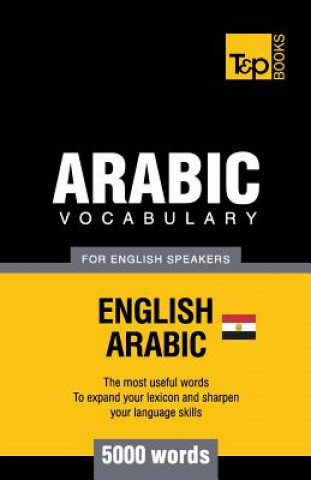 Książka Egyptian Arabic vocabulary for English speakers - 5000 words Andrey Taranov