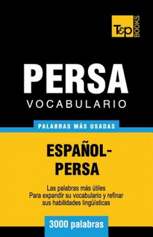 Kniha Vocabulario Espanol-Persa - 3000 palabras mas usadas Andrey Taranov