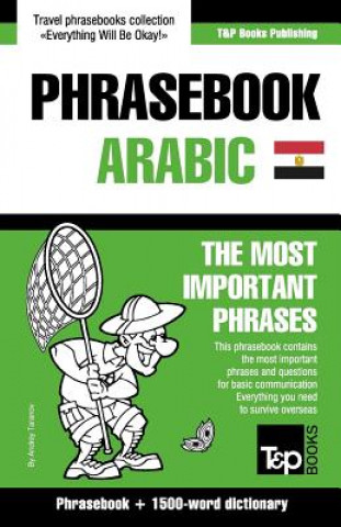 Kniha English-Egyptian Arabic phrasebook and 1500-word dictionary Andrey Taranov