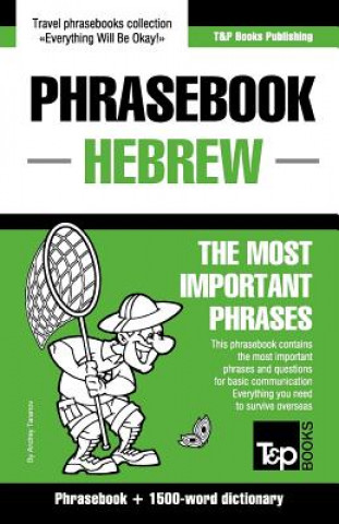 Książka English-Hebrew phrasebook and 1500-word dictionary Andrey Taranov