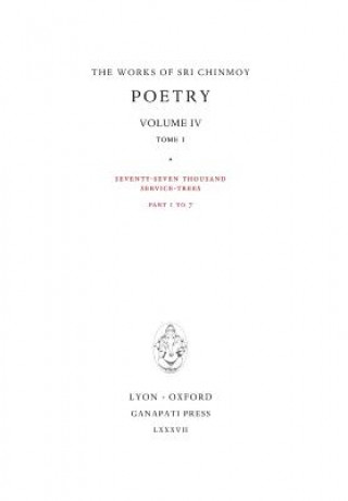 Carte Poetry IV, tome 1 Sri Chinmoy