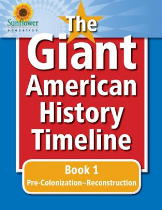 Kniha The Giant American History Timeline: Book 1: Pre-Colonization-Reconstruction Sunflower Education