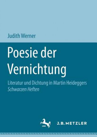 Buch Poesie Der Vernichtung Judith Werner