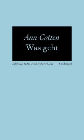Kniha Was geht Ann Cotten