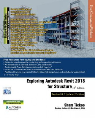 Kniha Exploring Autodesk Revit 2018 for Structure Prof Sham Tickoo Purdue Univ
