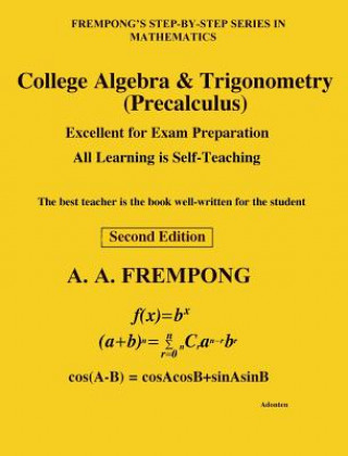 Kniha College Algebra & Trigonometry: (Precalculus) A a Frempong