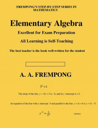 Carte Elementary Algebra A a Frempong