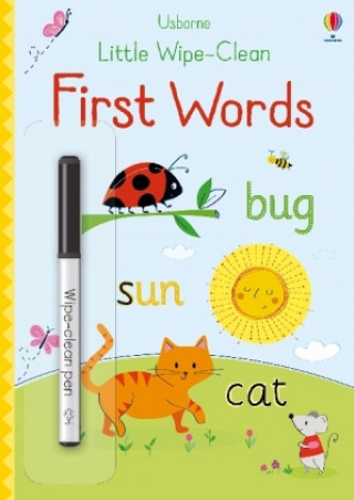 Book Little Wipe-Clean First Words Felicity Brooks