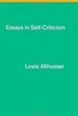 Carte Essays on Self-Criticism LOUIS ALTHUSSAR