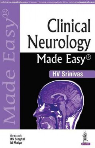 Könyv Clinical Neurology Made Easy HV Srinivas
