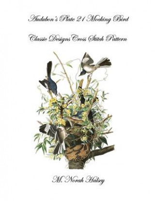 Carte Audubon's Plate 21 Mocking Bird: Classic Designs Cross Stitch Pattern M Norah Halsey