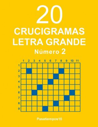 Kniha 20 Crucigramas Letra Grande - N. 2 Pasatiempos10