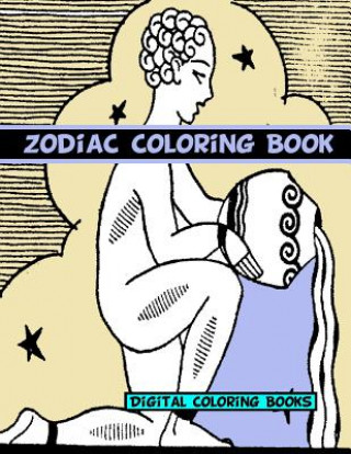 Книга Zodiac Coloring Book Digital Coloring Books