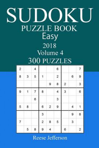 Kniha 300 Easy Sudoku Puzzle Book - 2018 Reese Jefferson