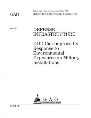 Kniha Defense infrastructure: DOD can improve its response to environmental exposures on military installations: report to congressional committees. U S Government Accountability Office