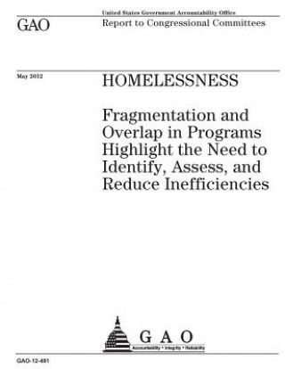 Kniha Homelessness: fragmentation and overlap in programs highlight the need to identify, assess, and reduce inefficiences: report to cong U S Government Accountability Office