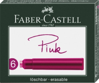 Joc / Jucărie Faber-Castell Tintenpatronen Standard pink 6er 